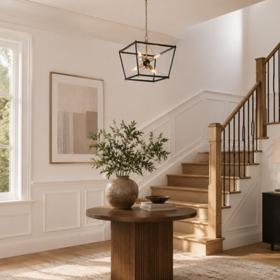 Luminaire suspendu géométrique à 6 lumières à intensité variable Chrisse