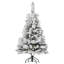 Vickerman 6.5' x 40" Frosted Scotch Pine Artificial UnLit Christmas Tree with 785 PVC Tips-1545389062