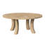 Cambria Outdoor Round Teak Coffee Table