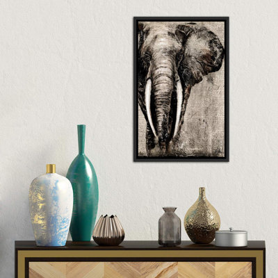 " Elephant On Newspaper " by Patricia Pinto