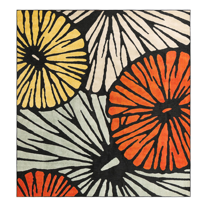 Tapis Bungalow Rose Cabana Caimin, Carré 10 pi