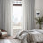 Farmbry Simply Faux Linen Curtains Pair - 2 Panels - Light Filtering Window Curtains-1352563995-1397522597