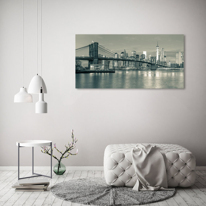 Manhattan New York - Wrapped Canvas Print