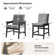 Wolfhurst Solid Wood Adjustable Height Counter Stool