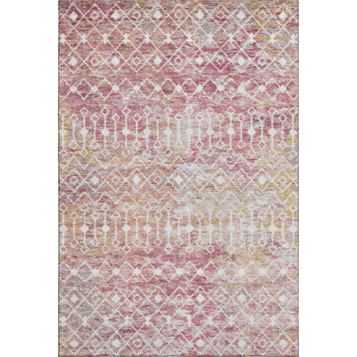 Premium Machine Washable Brennon AMF1638 Geometric Rug