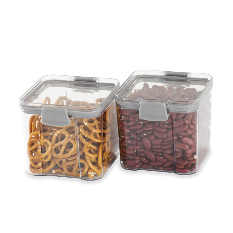 Food Storage - Set of 2 Containers and 2 Lids