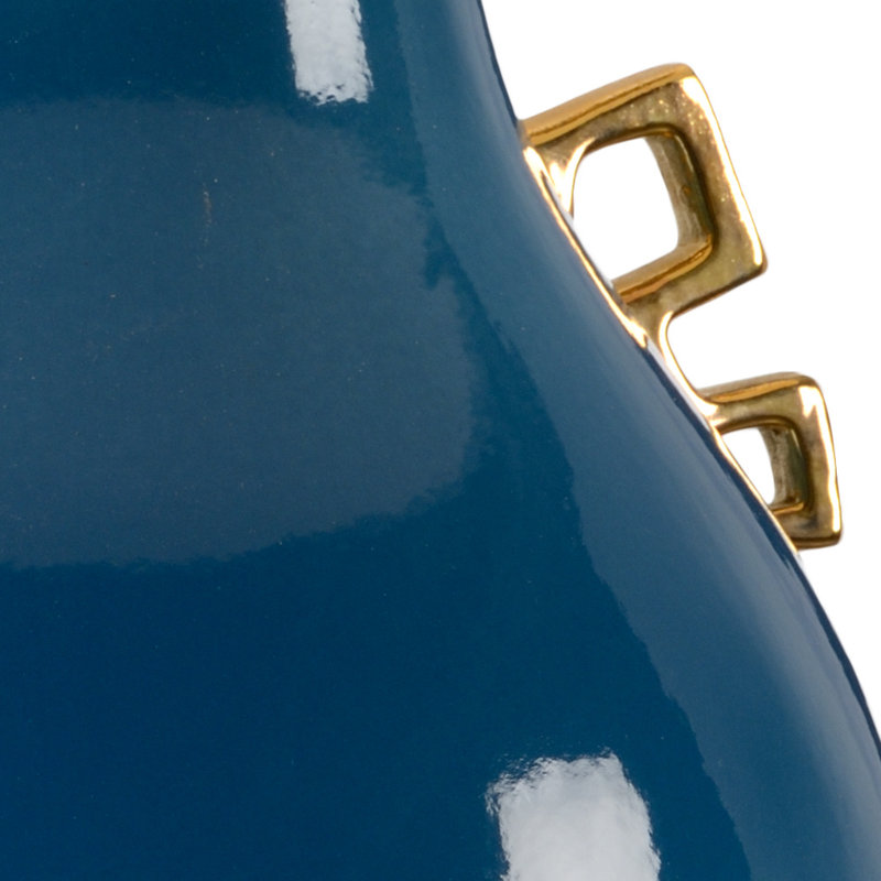 Ming 33.5" Table Lamp, Largo Blue Glaze