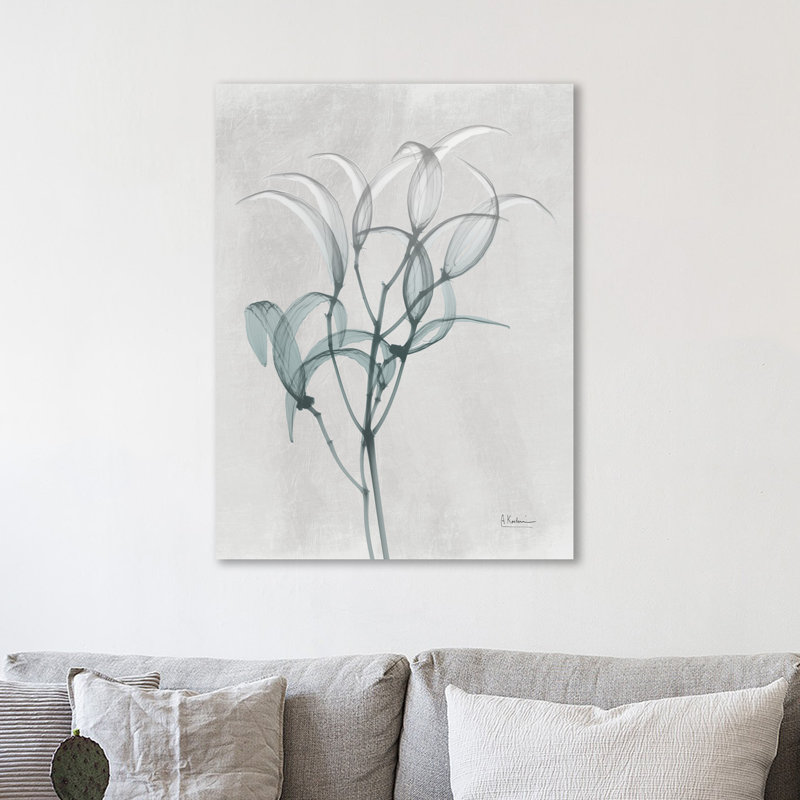 « émeraude oleander travers », reproduction d’impression sur toile tendue, H 32 po x l 24 po