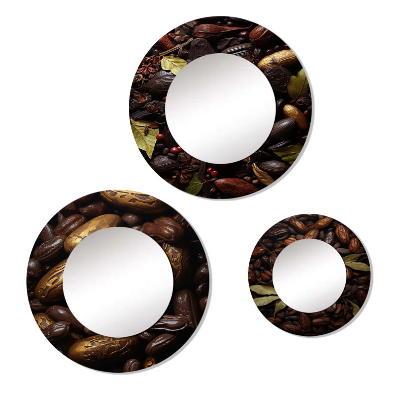 Deveron Metal Round Mirror