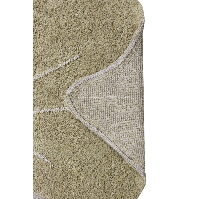 Tapis lavable Monstera Olive