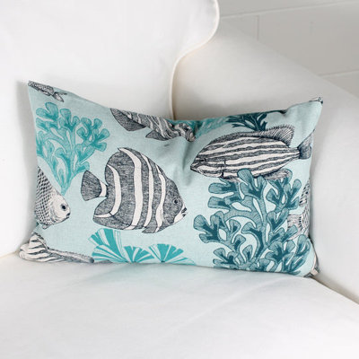 Coussin décoratif réversible en coton Danchak