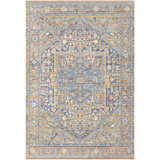 Soloman Oriental Ivory/Burnt Orange Indoor / Outdoor Area Rug