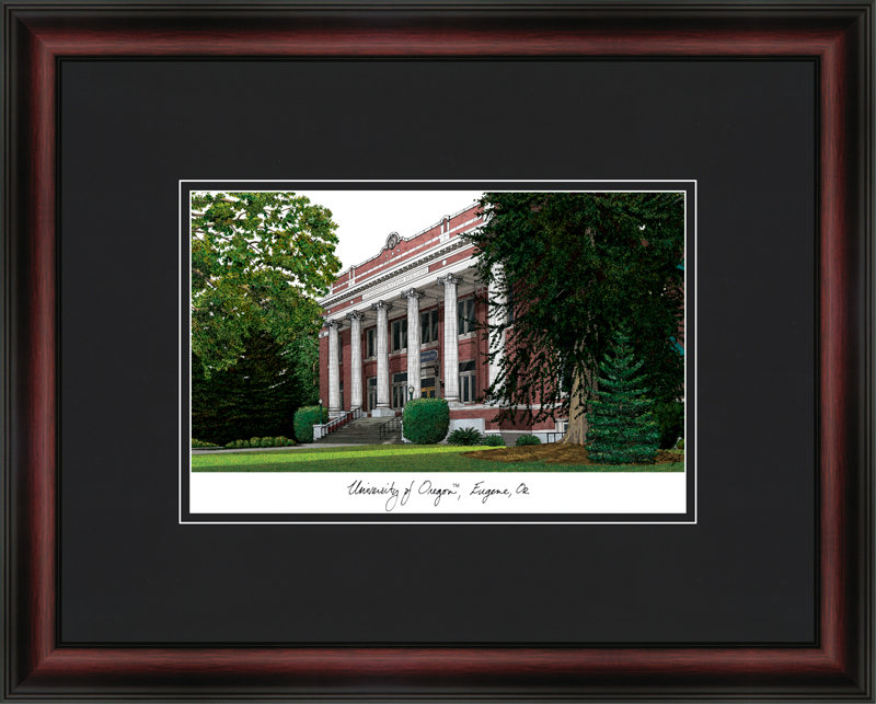 NCAA Oregon Ducks Academic Lithograph Picture Frame