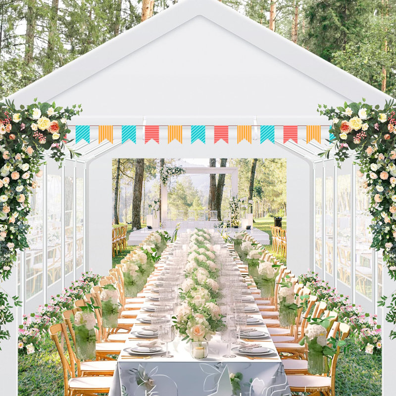 Tente de réception 10 x 30 pi robuste, tente de mariage, tente d'événement pour fêtes