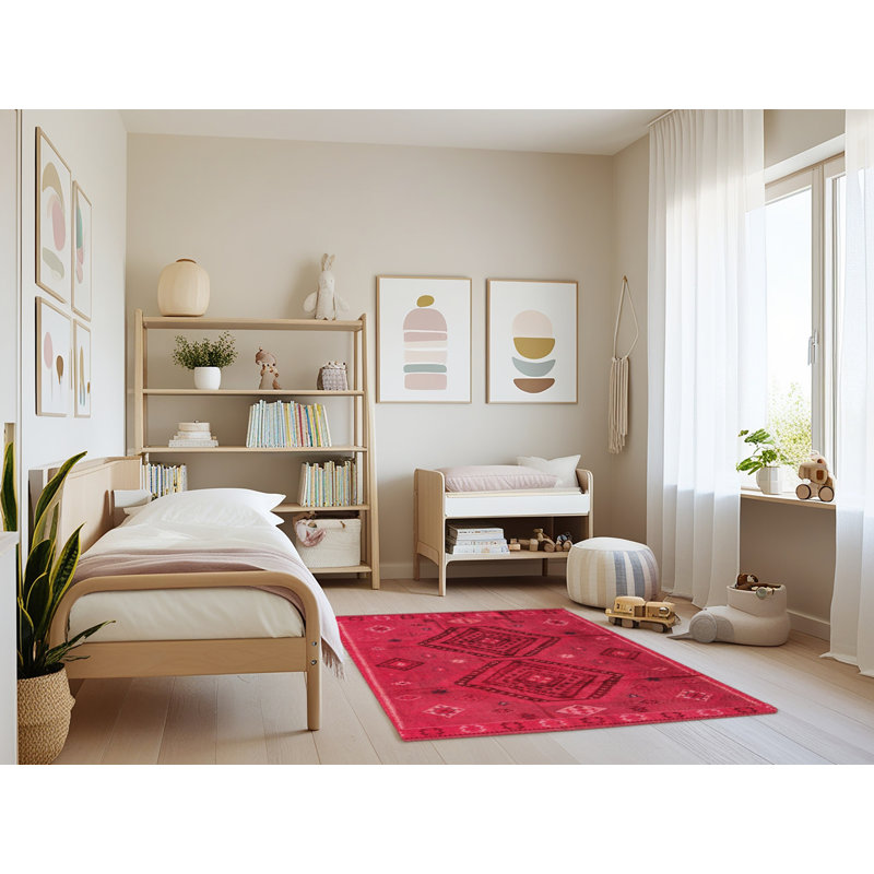 Abstract Indoor Rug, Rectangle 4' x 6'