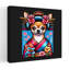 Mignon chihuahua Geisha coloré, élégant, portrait de chien cerise traditionnel, art mural-129094885