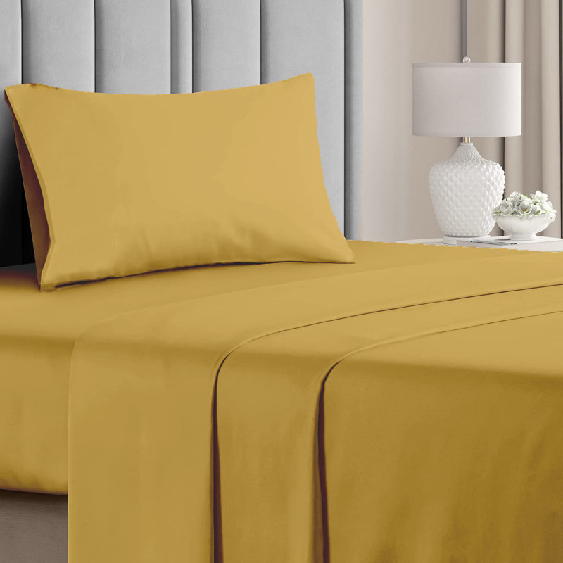 Rayon Sheet Set, Gold