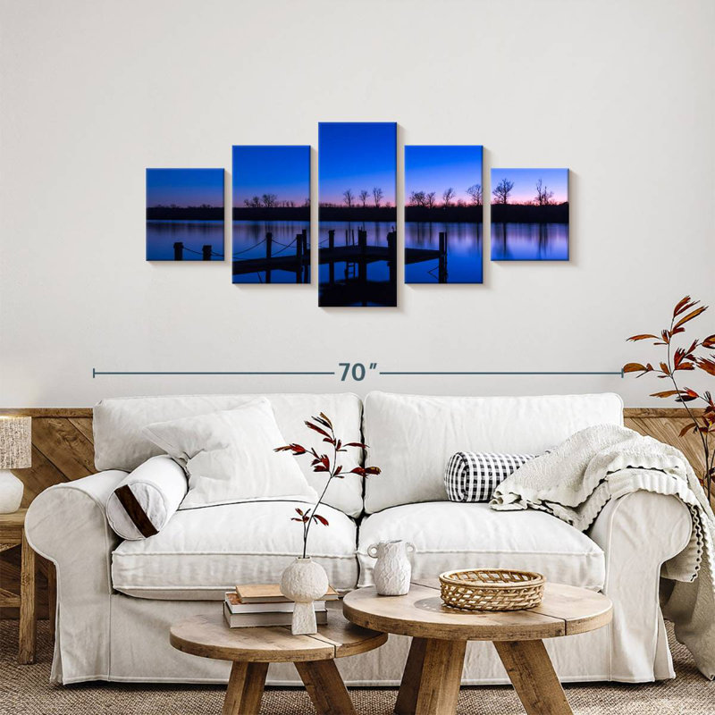 James River, 24" H x 55" W