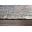 Tapis bleu/beige en laine Browder-2048968409