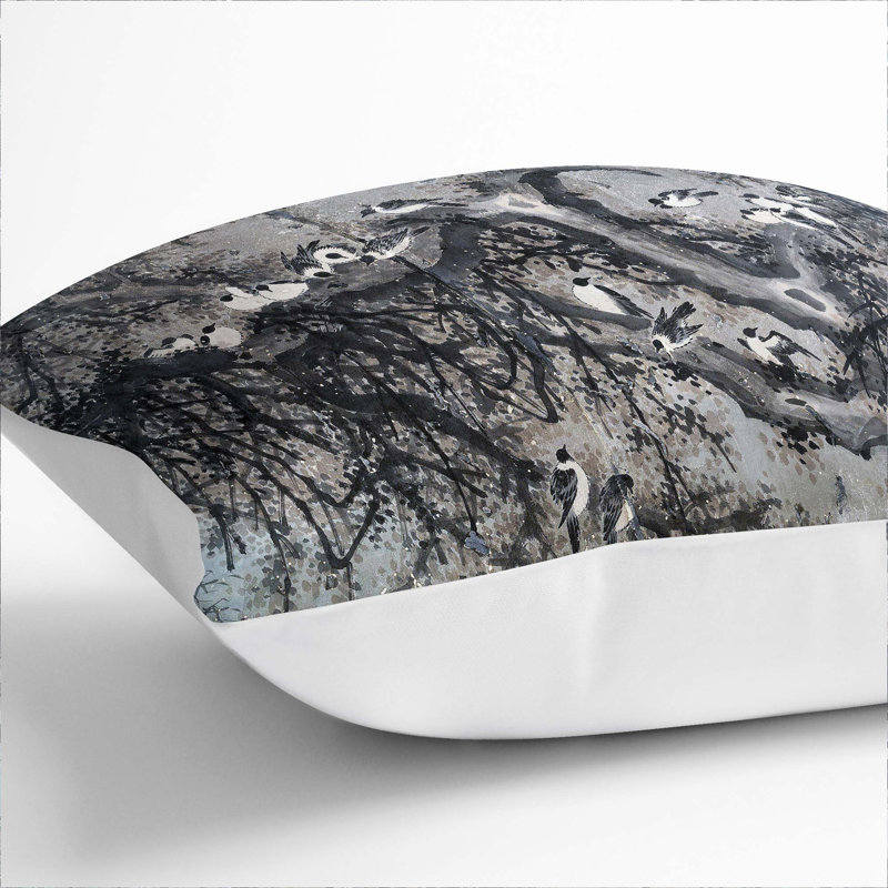 Square Throw Cushion, White, 40cm H x 40cm W x 15cm D