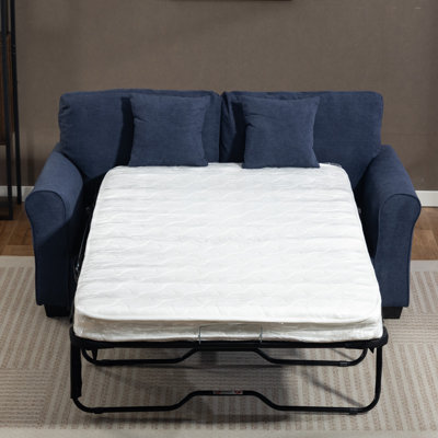 2 Seater Linen Blend Sofa Bed