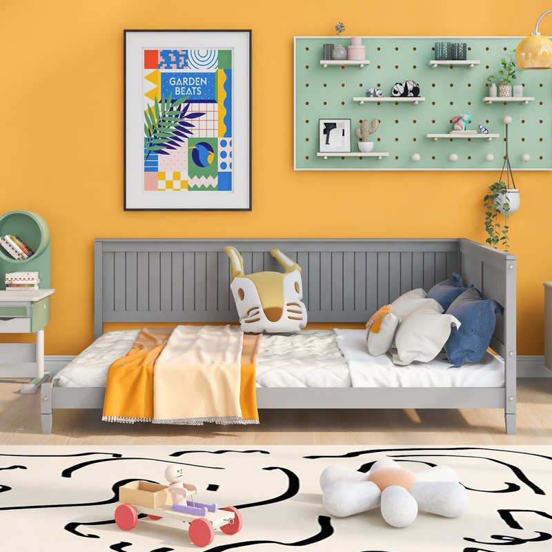Corner Daybed, Gray, Full/Double
