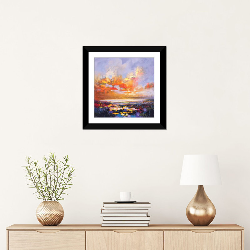 «Particle Loch Study IV», reproduction sur toile, Papier beaux-arts encadré noir, Blanc, H 16 po x l 16 po x P 1 po