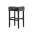 OLD HM: 74511,00, tabouret de bar 30 po en cuir reconstitué sans dossier (ensemble de 2), brun