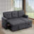 Convertible Storage L - Shaped Sofa