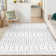 Keyniah Moroccan Machine Washable Area Rugs with Non-Slip Backing for Dining Room Office Entryway