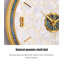Horloge murale de luxe en nacre avec cadre doré-524923518