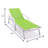 Outdoor Patio Reclining Chaise Lounge with Wheels, Powder-Coated Aluminum Frame and Breathable Sling Mesh, Adjustable Backrest for Poolside and Deck Use-124823790-124823795