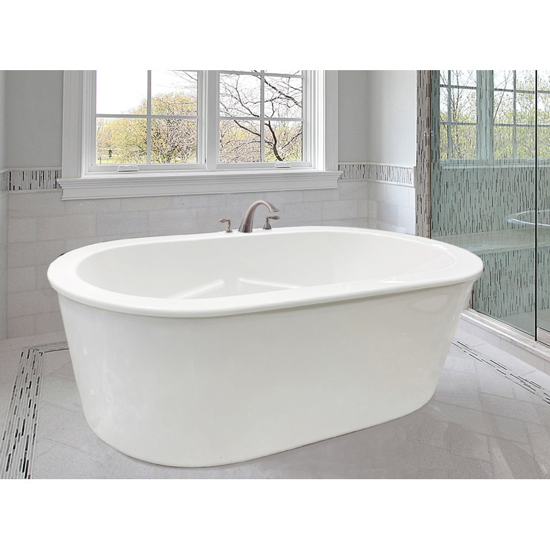 Rosabella 59.5'' L Freestanding Soaking Bathtub