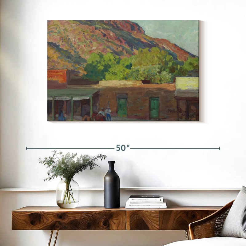 Lelar Adobe Town 1915, 26" H x 39" W