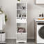 Armoire de trieuse à lessive blanche Space