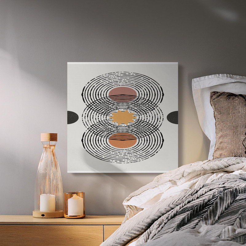 1 Piece Wrapped Canvas Wall Art Set, 30.48 cm H x 30.48 cm W
