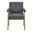 Fauteuil de salle à manger en tissu-1419810919