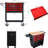 Metal 4 Drawers Tool Cart With Adjustable Shelf And Wheels - Immense Garage Organization Broad Workshop Solution
