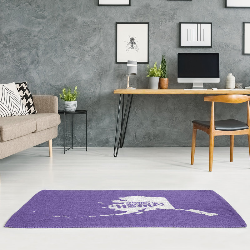 Tapis de zone mauve fairbanks the home, Rectangle 2 pi x 3 pi, Non