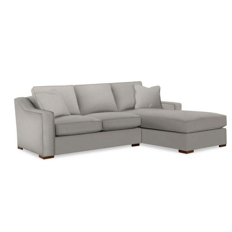 Armanti Chaise Sectional, Right Hand Facing, City Light, Parchment Polyester 71582L14
