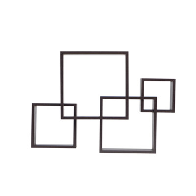 Intersecting Cube Accent Wall Shelf