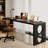 Black Rectangular Solid Wood desk-1478465194