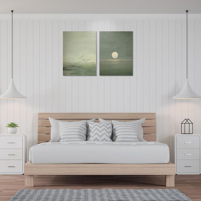 2 Piece Wrapped Canvas Wall Art