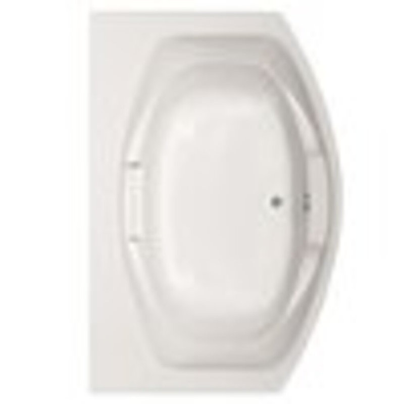 Jessica 72'' L Soaking Bathtub, White, Satin Chrome