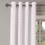 Rideau à œillets 2 panneaux Red Barrel Studio®, 50 po x 84 po, rose pâle et blanc-106352552