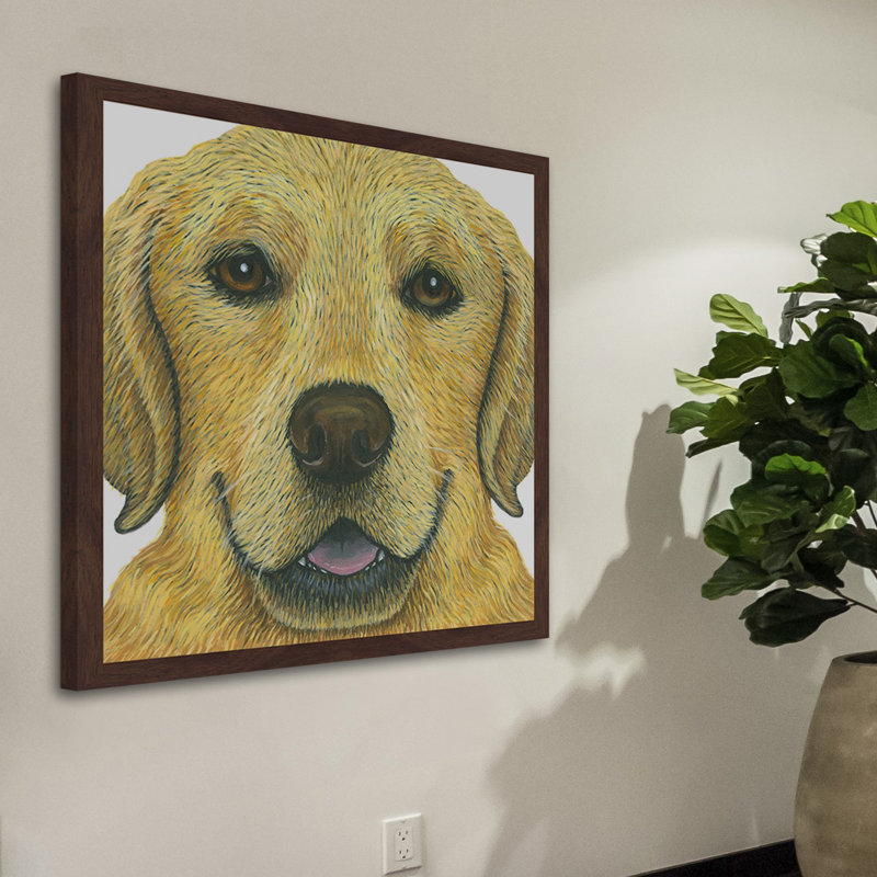 « lab », reproduction d’art encadrée, H 12 po x l 12 po x P 1,5 po