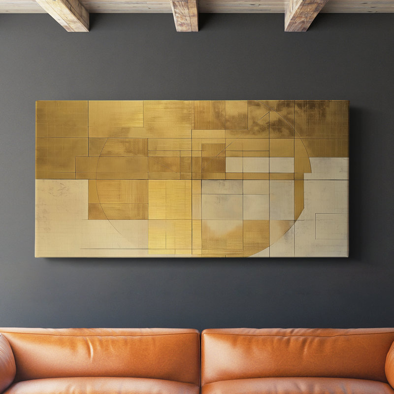 Abstract Series 1 #LXXVIII-Gallery Wrapped Canvas, 16" H x 32" W