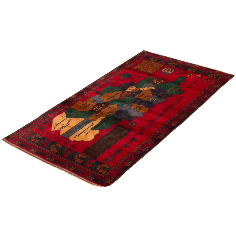 Dequita Wool Oriental Indoor Rug