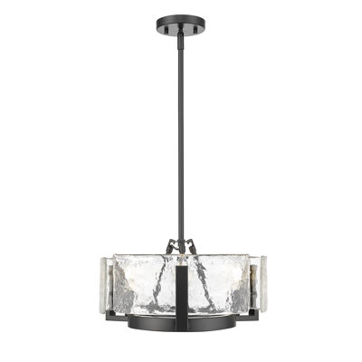 Lustre Aenon avec verre d'eau martelé