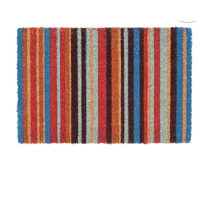 Nicola Spring - Coir Door Mats - Pinstripe, 60cm W x 90cm L